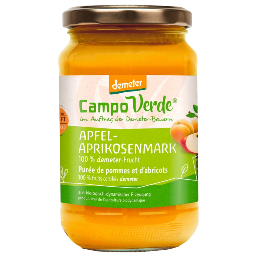 Campo Verde Bio Apfel-Aprikosenmark 360g